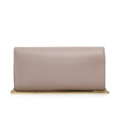 Geanta dama de umar din piele naturala DiAmanti Belladonna Rose Taupe